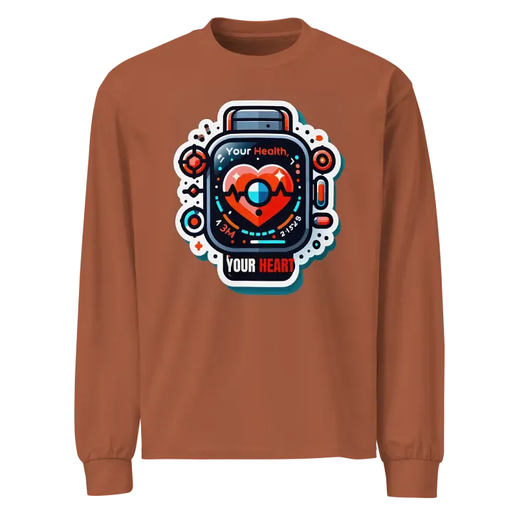 Heartbeat Tracker Unisex Long Sleeve Shirt product image (1)