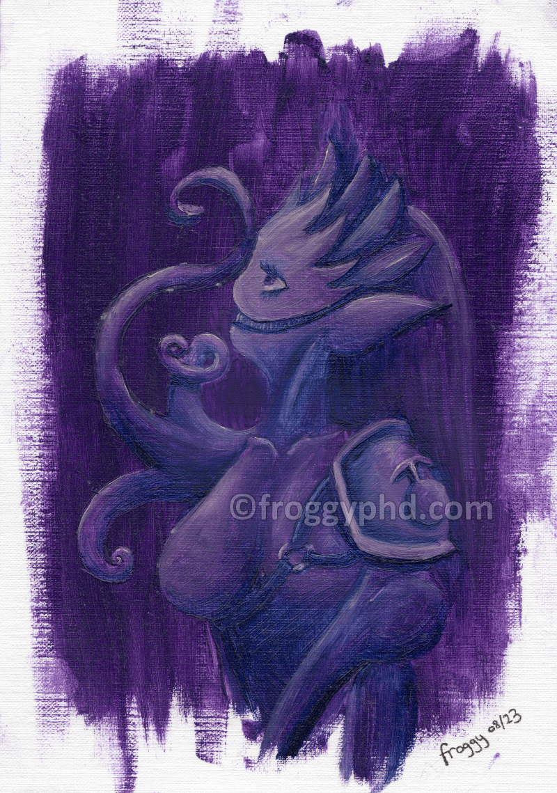 Purple Lady Print product image (1)