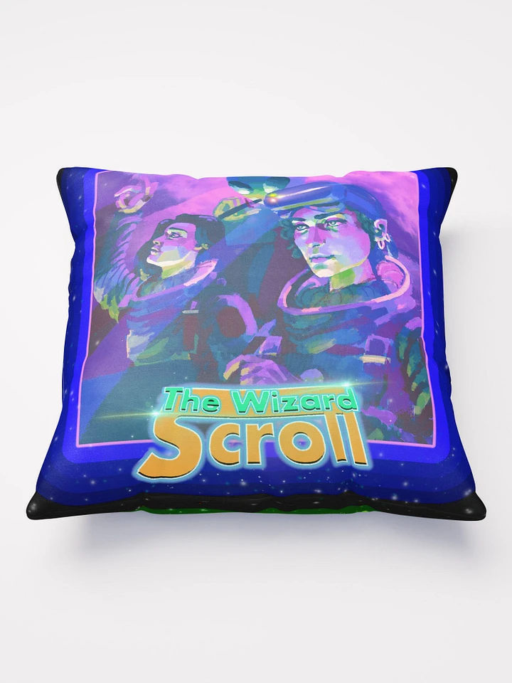 Wizard Scroll IN SPACE Throw Pillow product image (1)