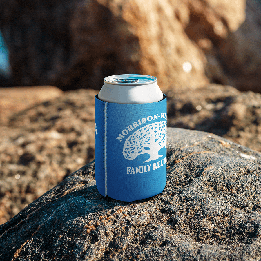 "Morrison-Werner Family Tree" Can Coozie (Blue) product image (7)