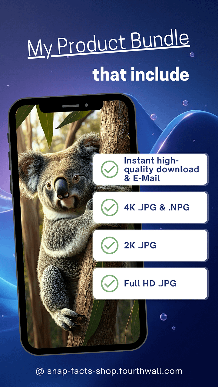 Koala Serenity – Guardian of the Eucalyptus Forest product image (2)