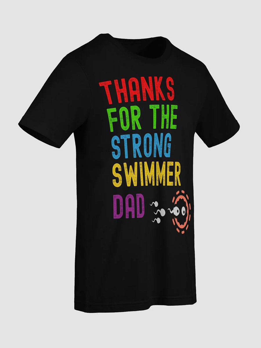 Colorful Graphic Swimmer Dad T-Shirt product image (74)