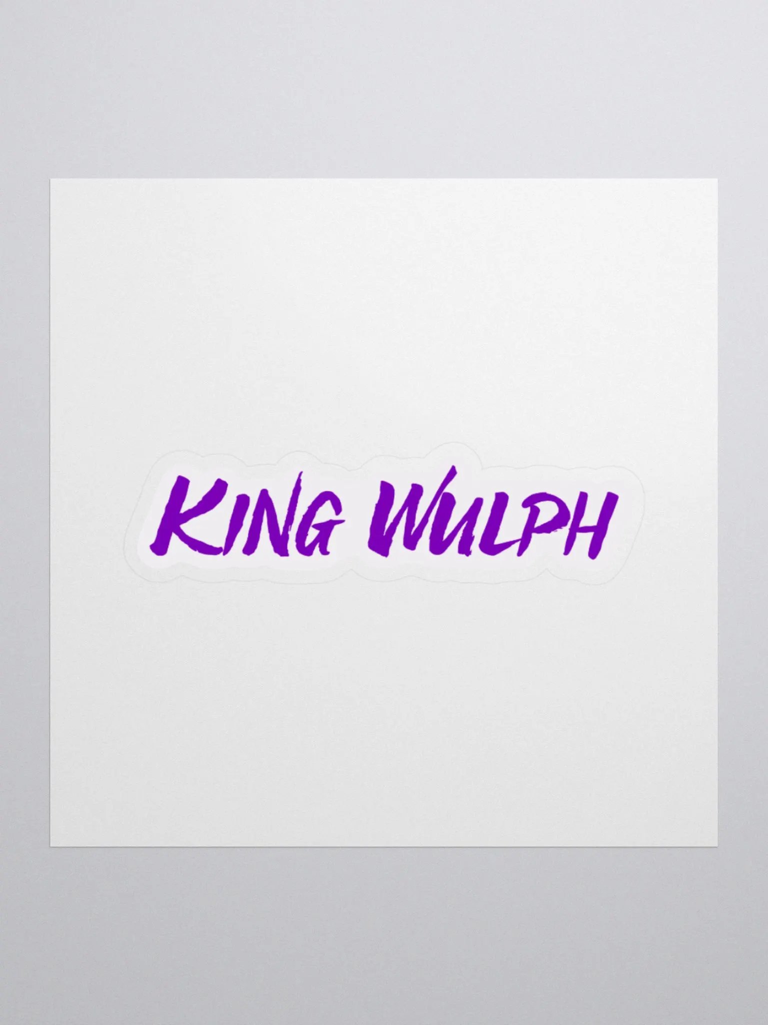 'Wulph Logo Text' Sticker product image (1)