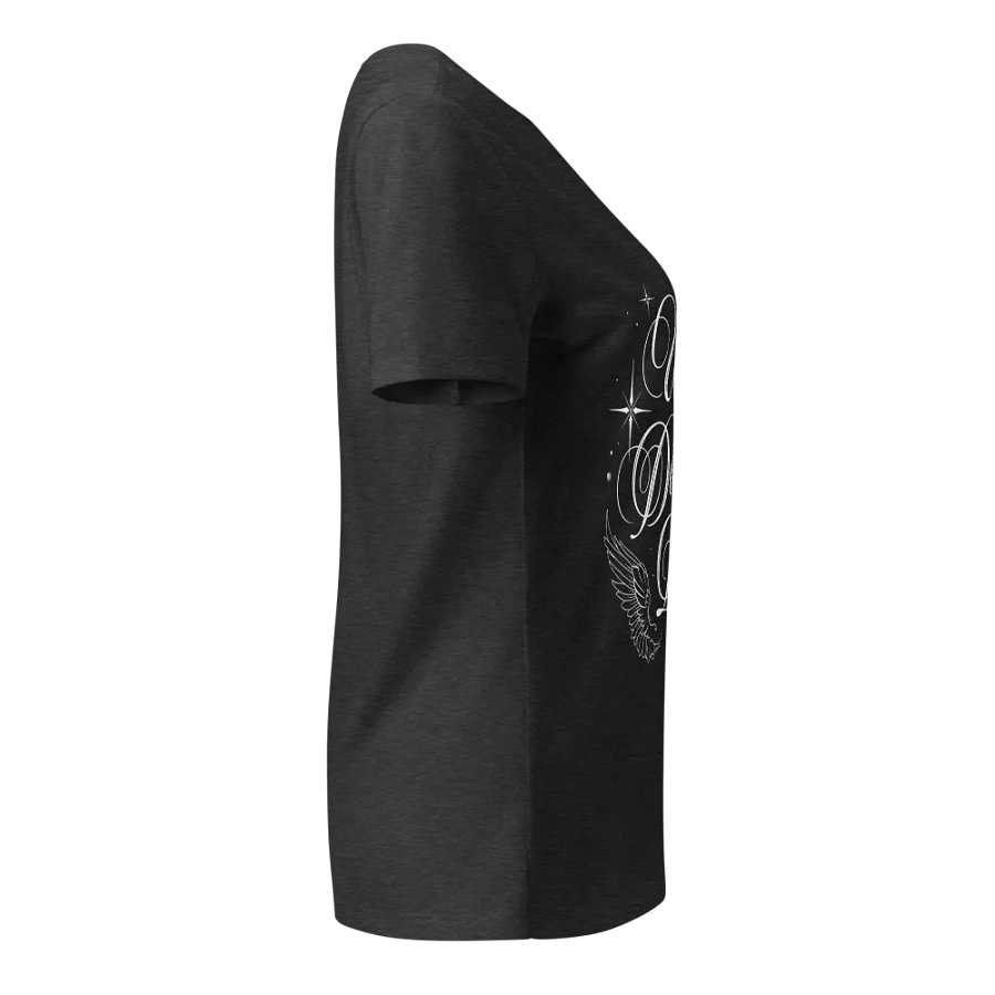 Until Darkness Dies (wings design) Bella+Canvas Women's Relaxed V-Neck T-Shirt product image (4)