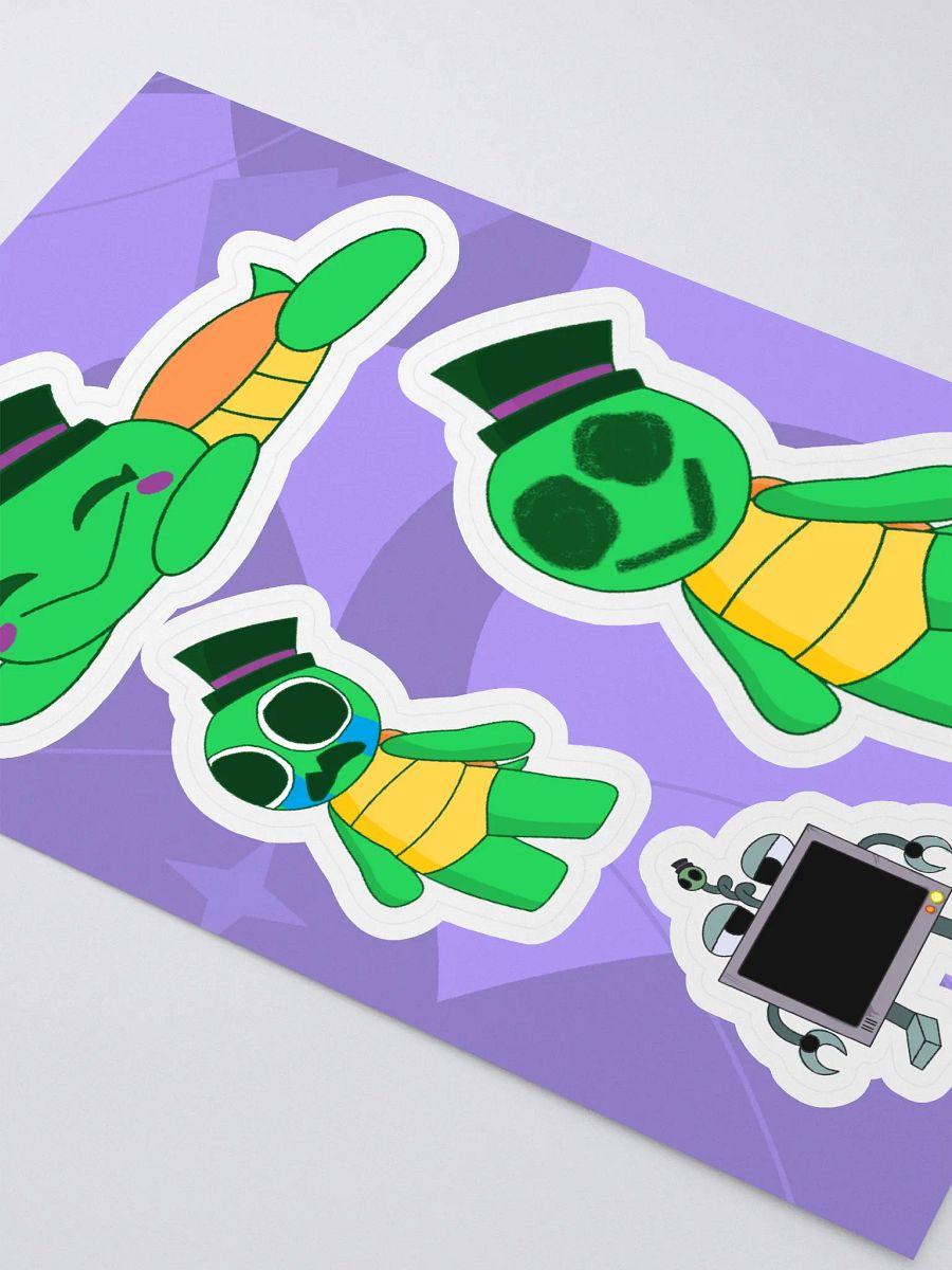 Turtle Hijinx Sticker Sheet product image (2)