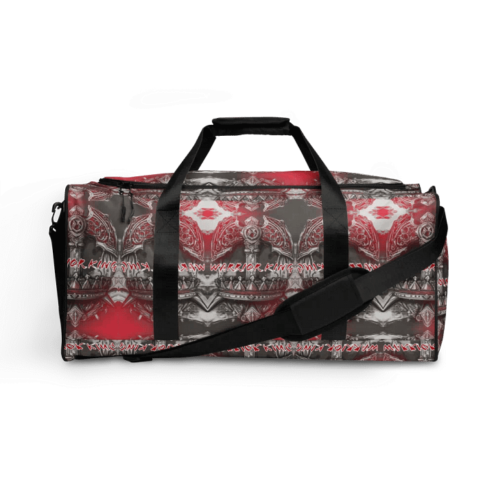 Warrior King All-Over Print Duffle Bag product image (1)