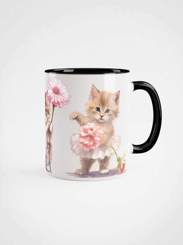 Ballerina Kittens Accent Mug product image (1)