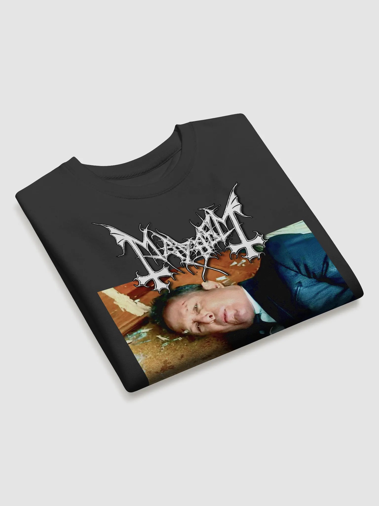 Mayhem Dawn of the Black Hearts AllState Parody Sweatshirt product image (3)