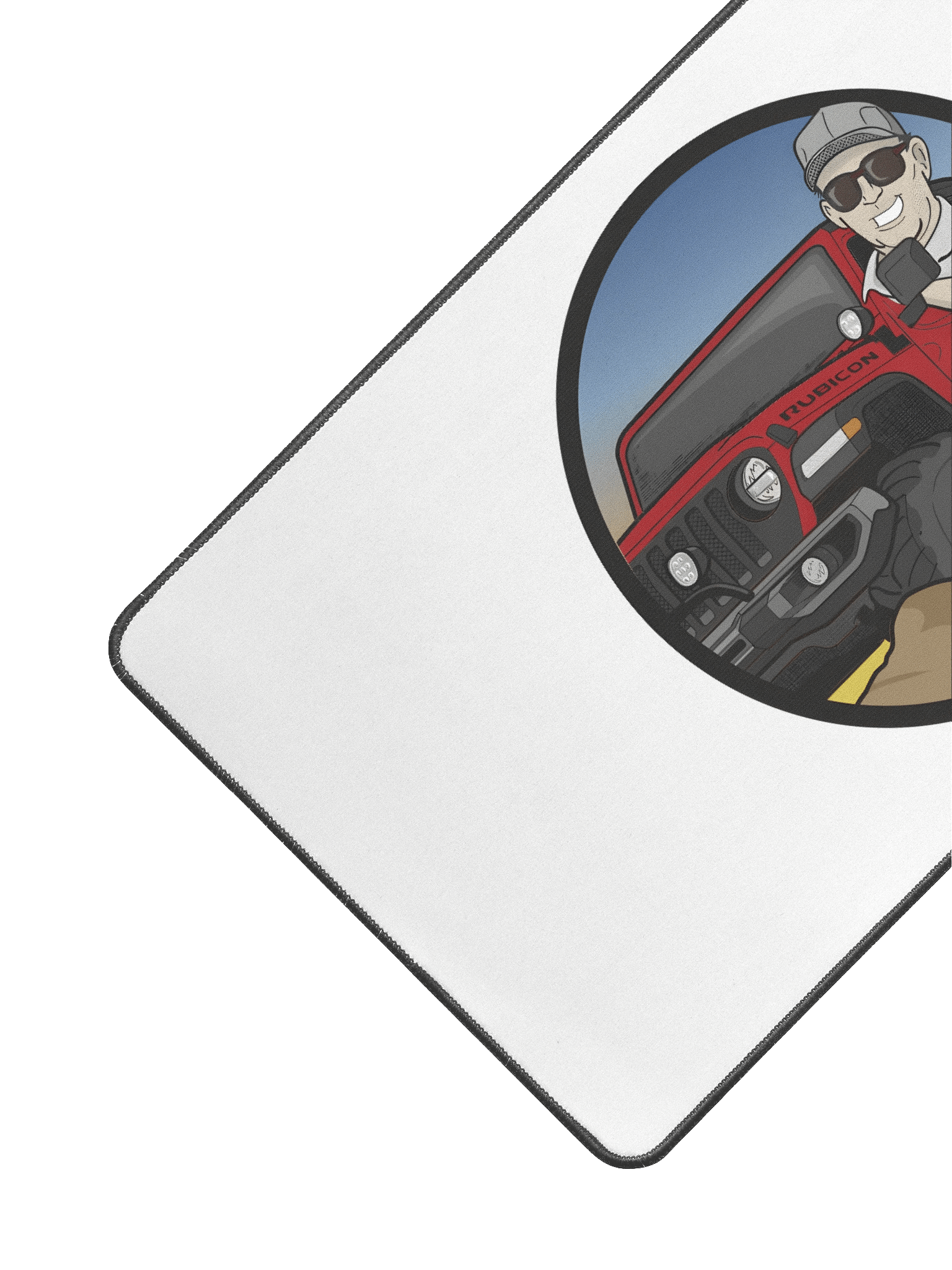QAC Off-Road Adventure Desk Mat – 3mm Neoprene Gaming & Office Desk Pad product image (3)