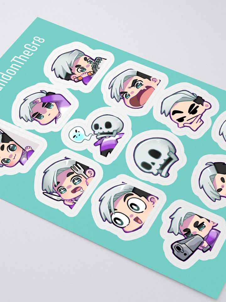 Emotes Sticker Sheet - HLD Edition product image (2)