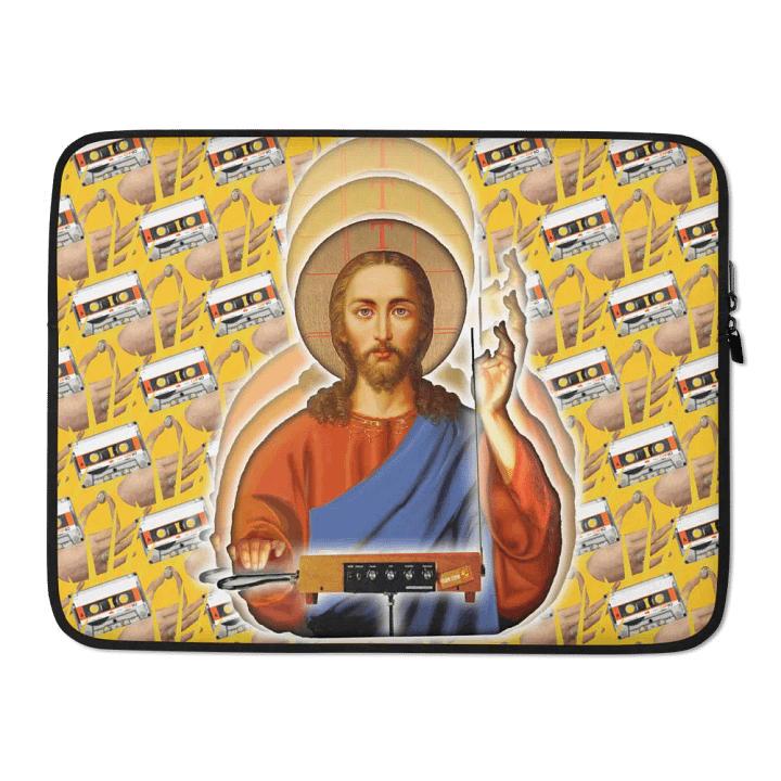 The Holy Theremin by Frank Fonik, Techno EDM Laptop Sleeve product image (2)