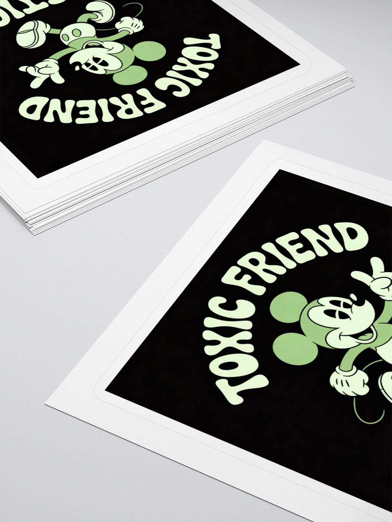 Vintage Justice Mouse Kiss Cut Stickers product image (4)