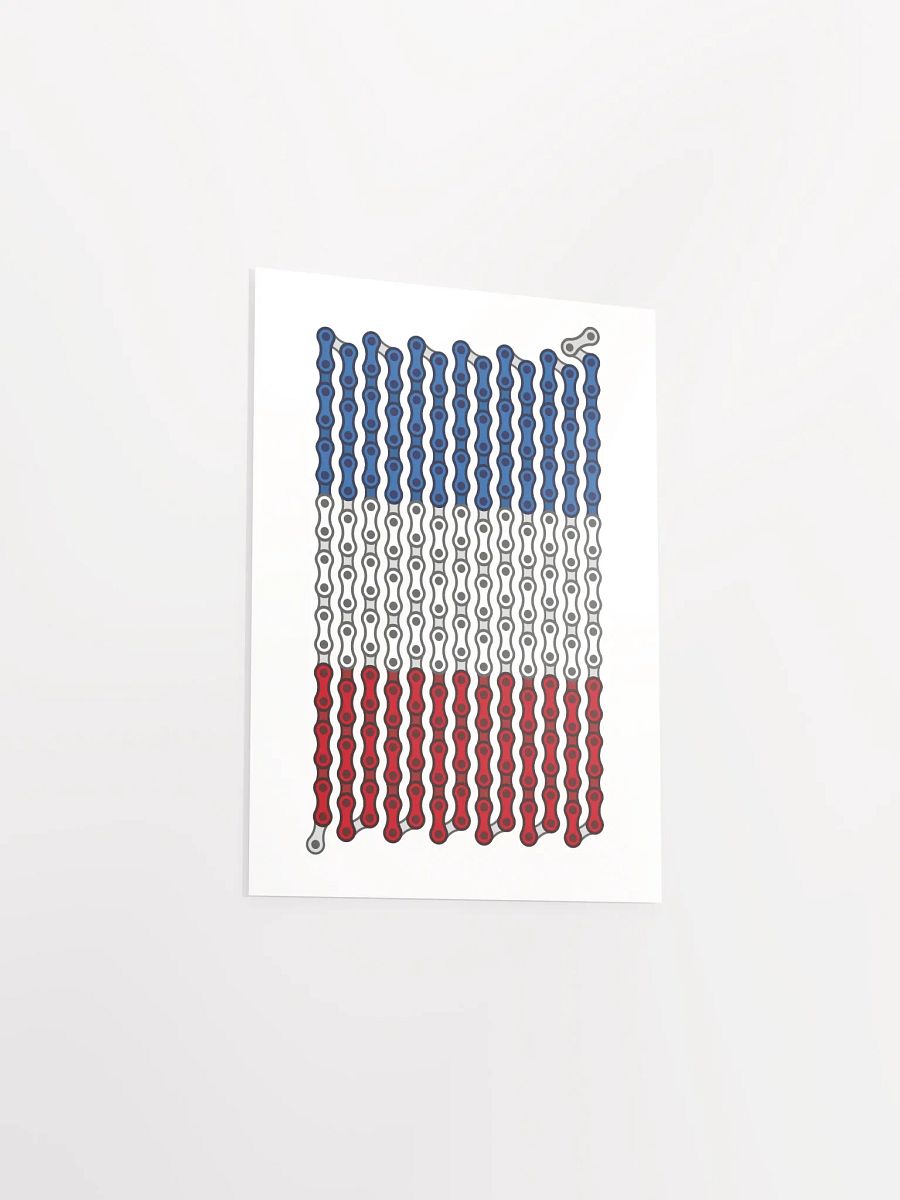 France Bike Chain Flag Poster product image (7)