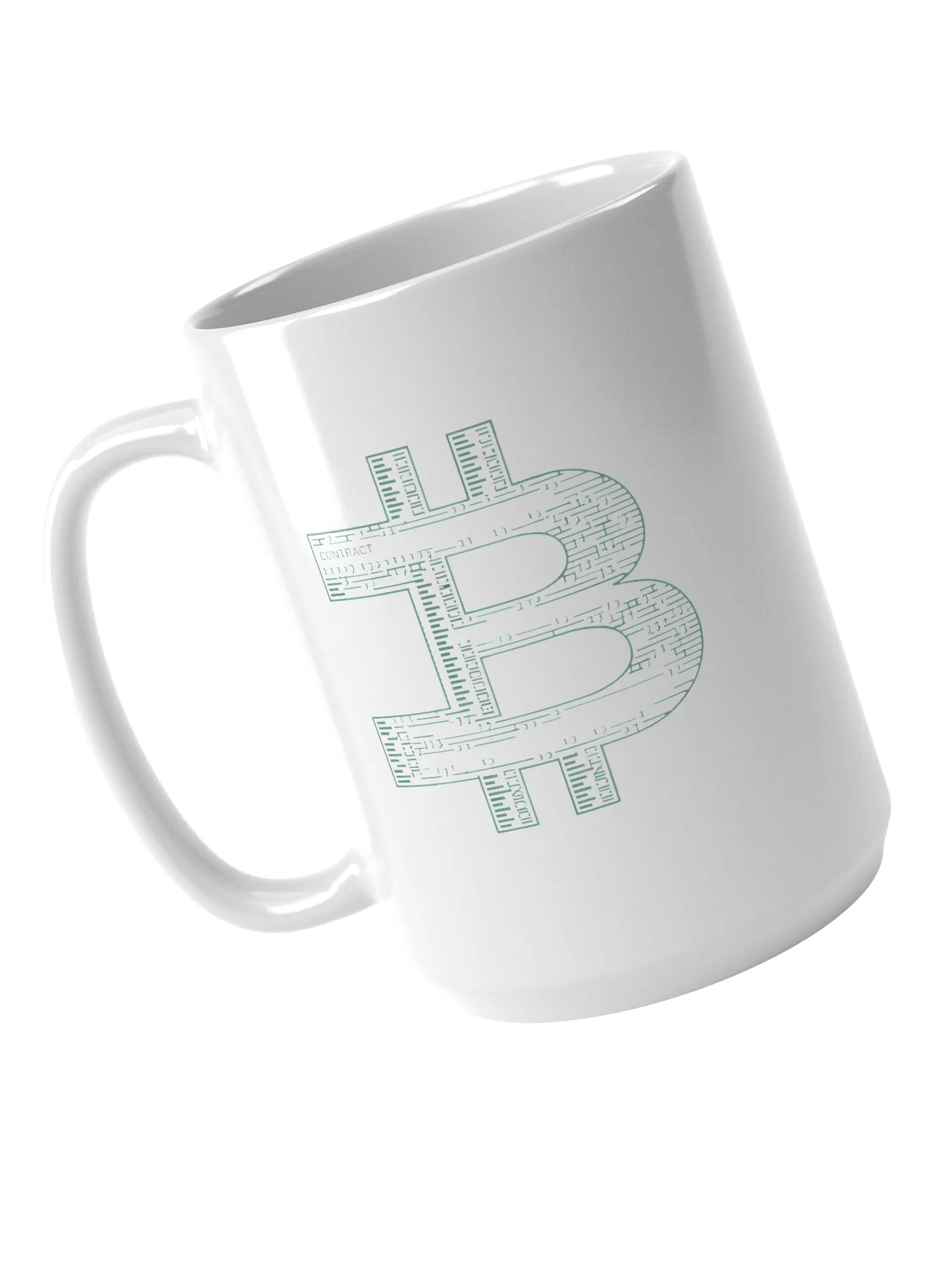 Bitcoin Blueprint Monogram Mug – Start Your Day with Crypto Inspiration product image (3)