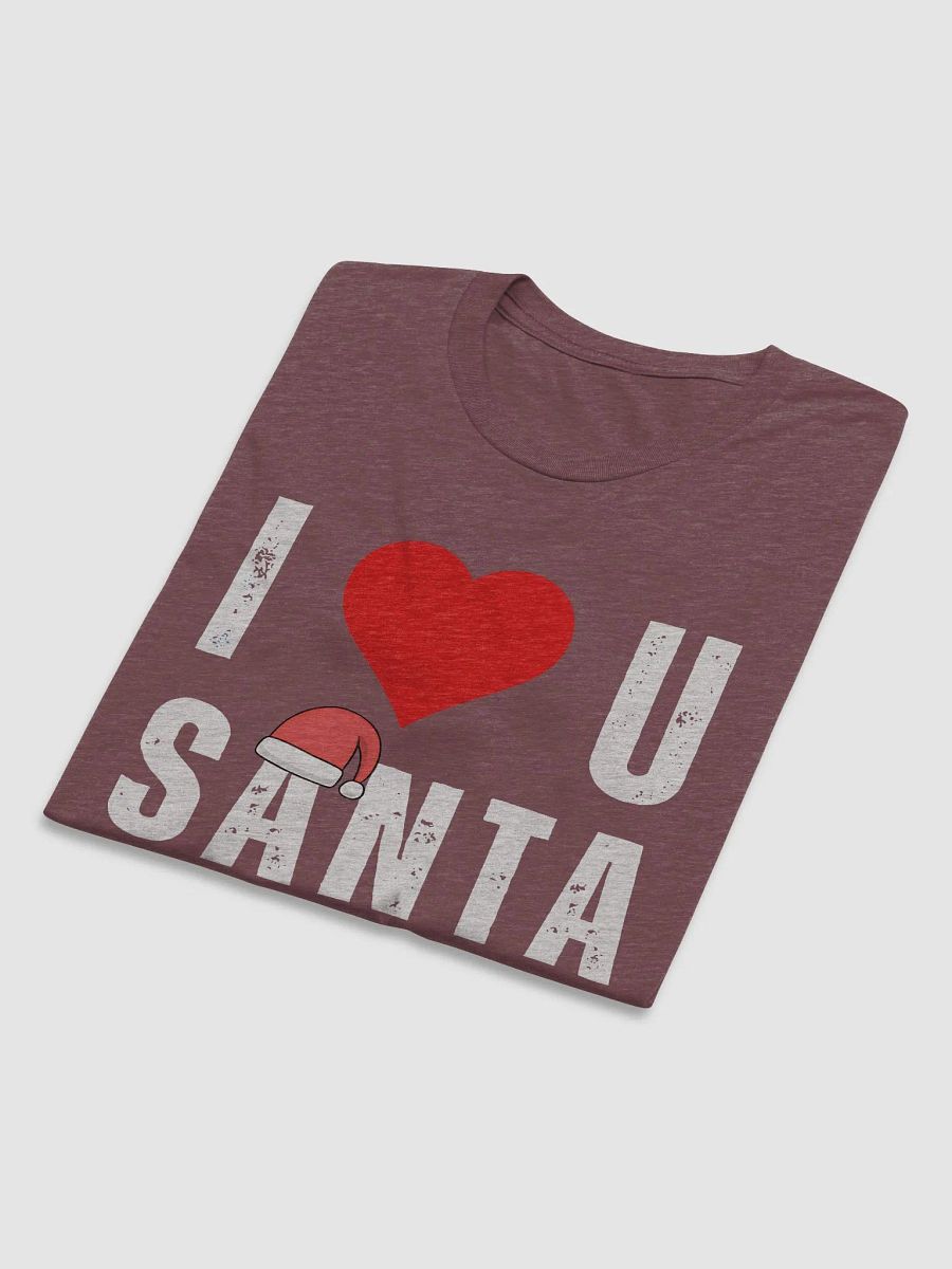 I love Santa Triblend Short Sleeve T-Shirt product image (54)
