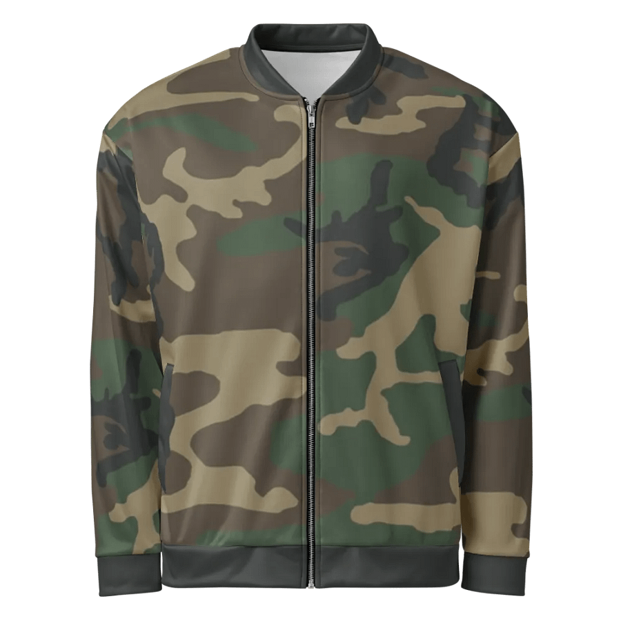 "CIF" M81 Woodland Camo Customizable Bomber Jacket product image (3)