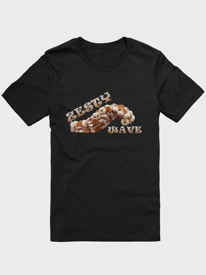Pixelated Monochrome Waves T-Shirt product image (2)