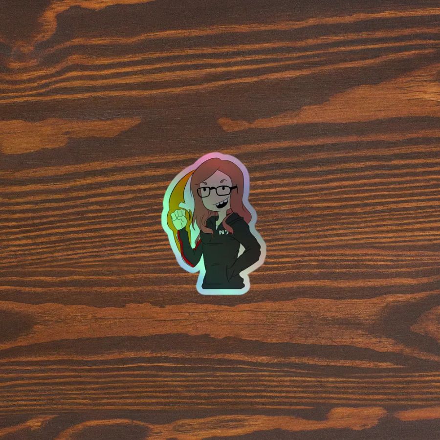 Ishcakes OG Logo Holo Sticker product image (5)