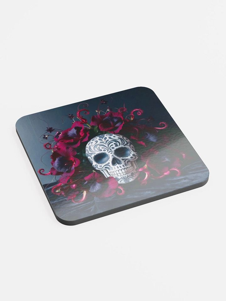 Skull Blooms Coaster product image (2)