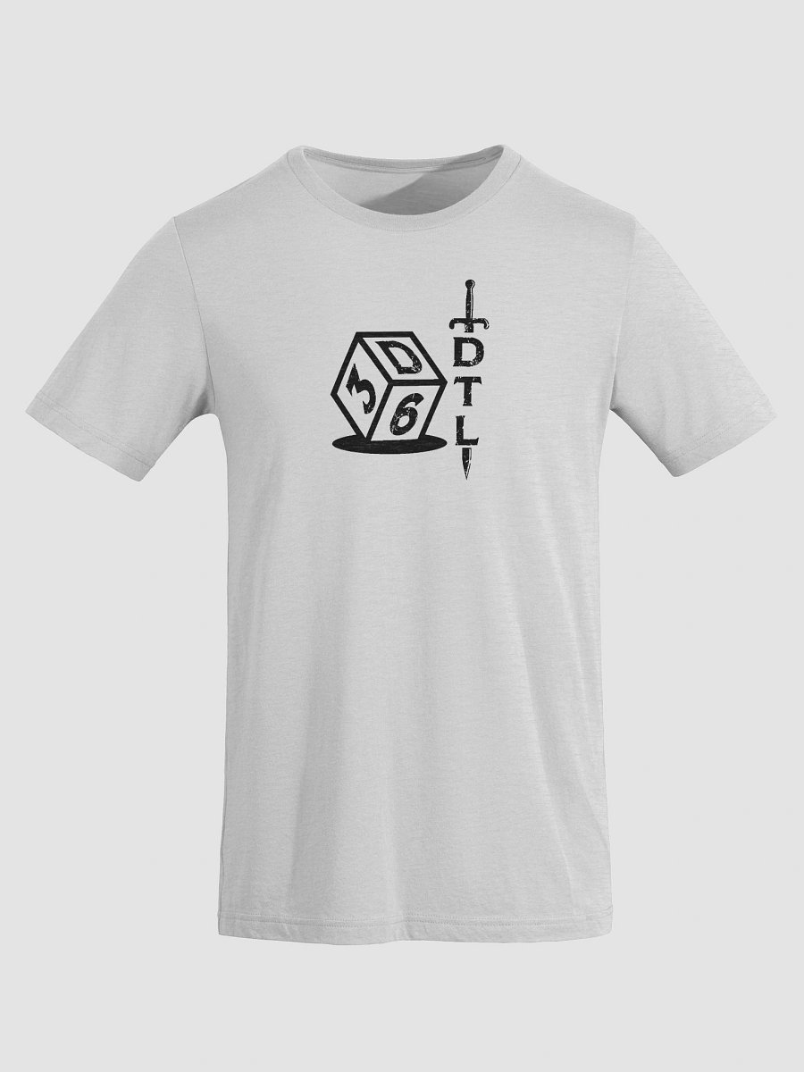 3d6DTL Vertical Logo on Light Triblend T-Shirt product image (32)