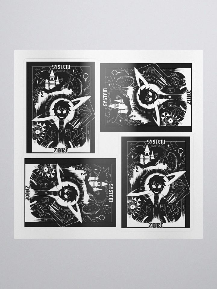 VILLAIN SERIES - TAROT 4 PACK STICKERS product image (1)