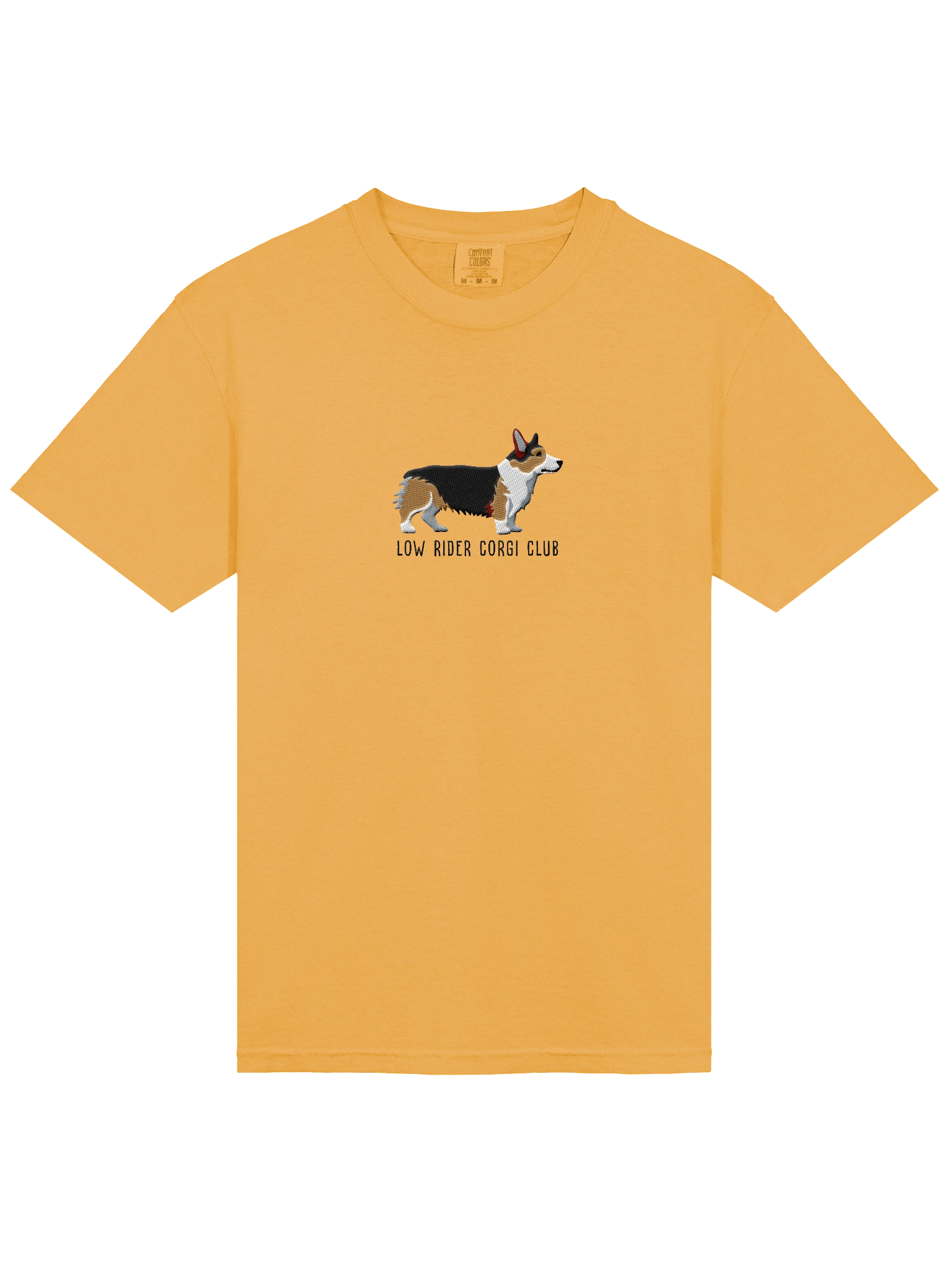 Low Rider Corgi Club T-Shirt(Embroidered) of a Pembroke Welsh Corgi(Sable) product image (33)