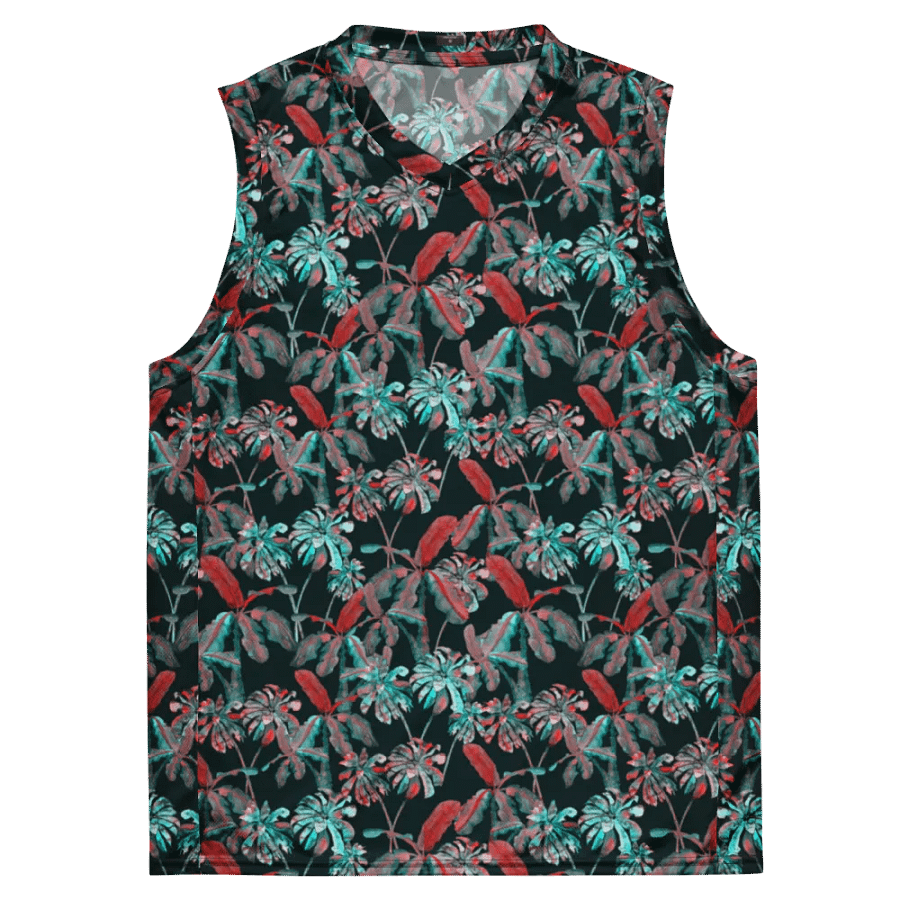 Tropi-cool | Recycled Unisex Basketball Jersey product image (4)