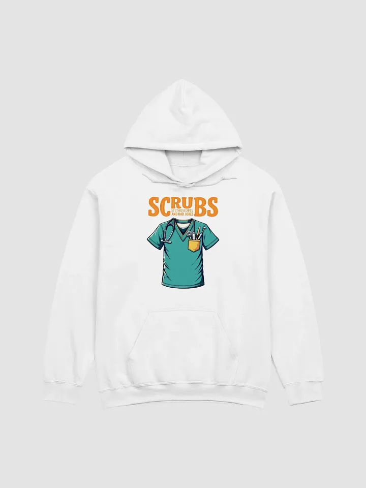 dad jokes, Stylish Scrubs and Stethoscopes Hoodie product image (13)