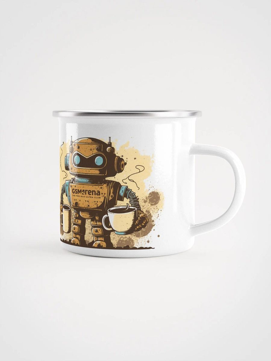 Robot Enamel Coffee Mug product image (5)