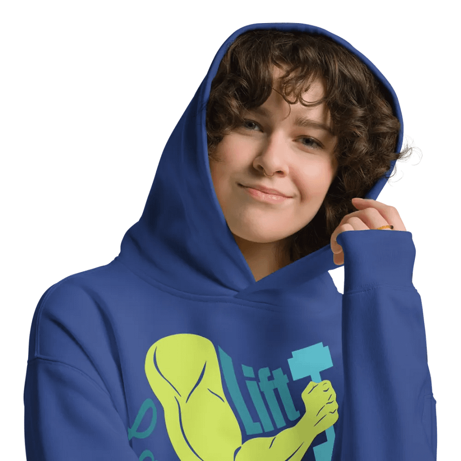 Lift Laugh Love Colorful Flex Pump Cover Hoodie product image (9)