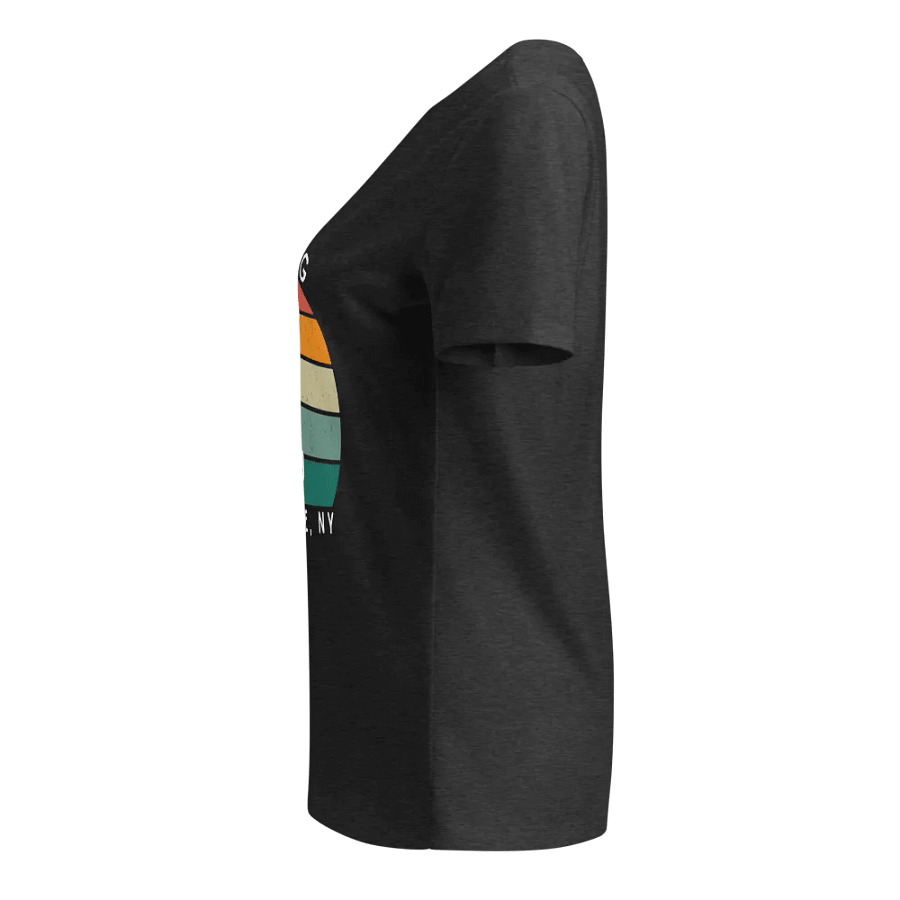Vintage E Stripes Women's V-Neck Tee product image (20)