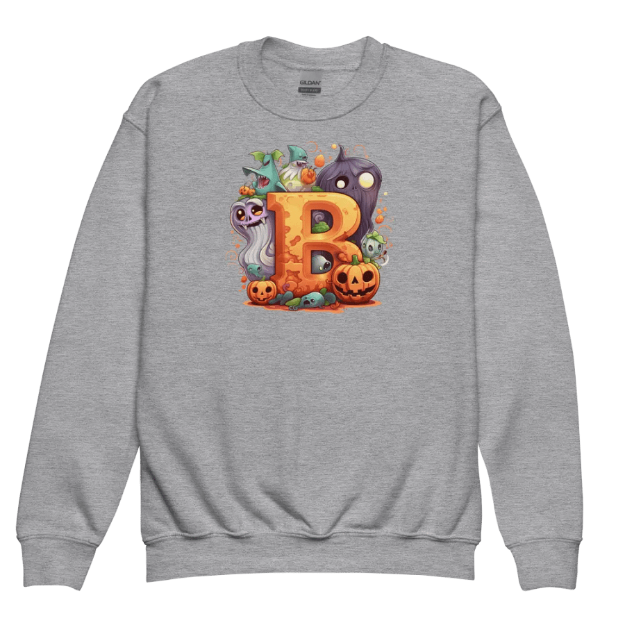 Cute Halloween Monogram Letter B Sweatshirt product image (3)
