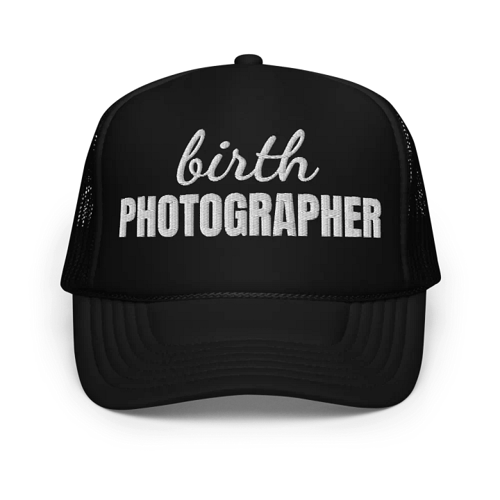 Birth Photographer - Embroidered Trucker Cap Hat product image (1)