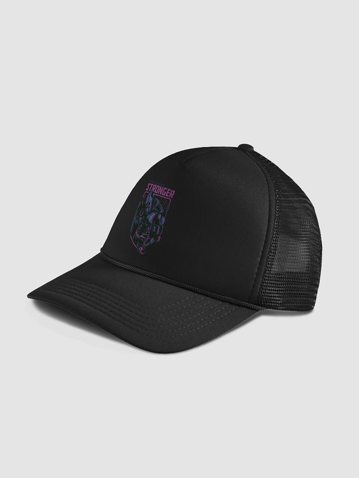 Neon Armored Warrior Trucker Hat product image (1)