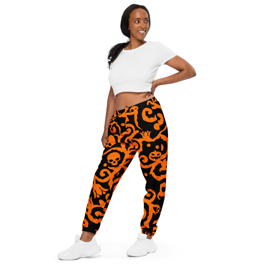 Scary Pumpkins Skull Unisex Track Pants product image (4)