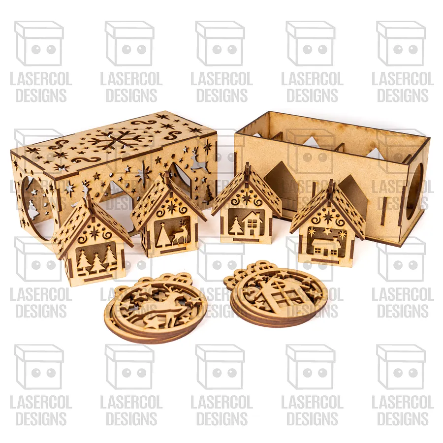 Christmas Ornaments Boxes - Laser Cut Files product image (2)