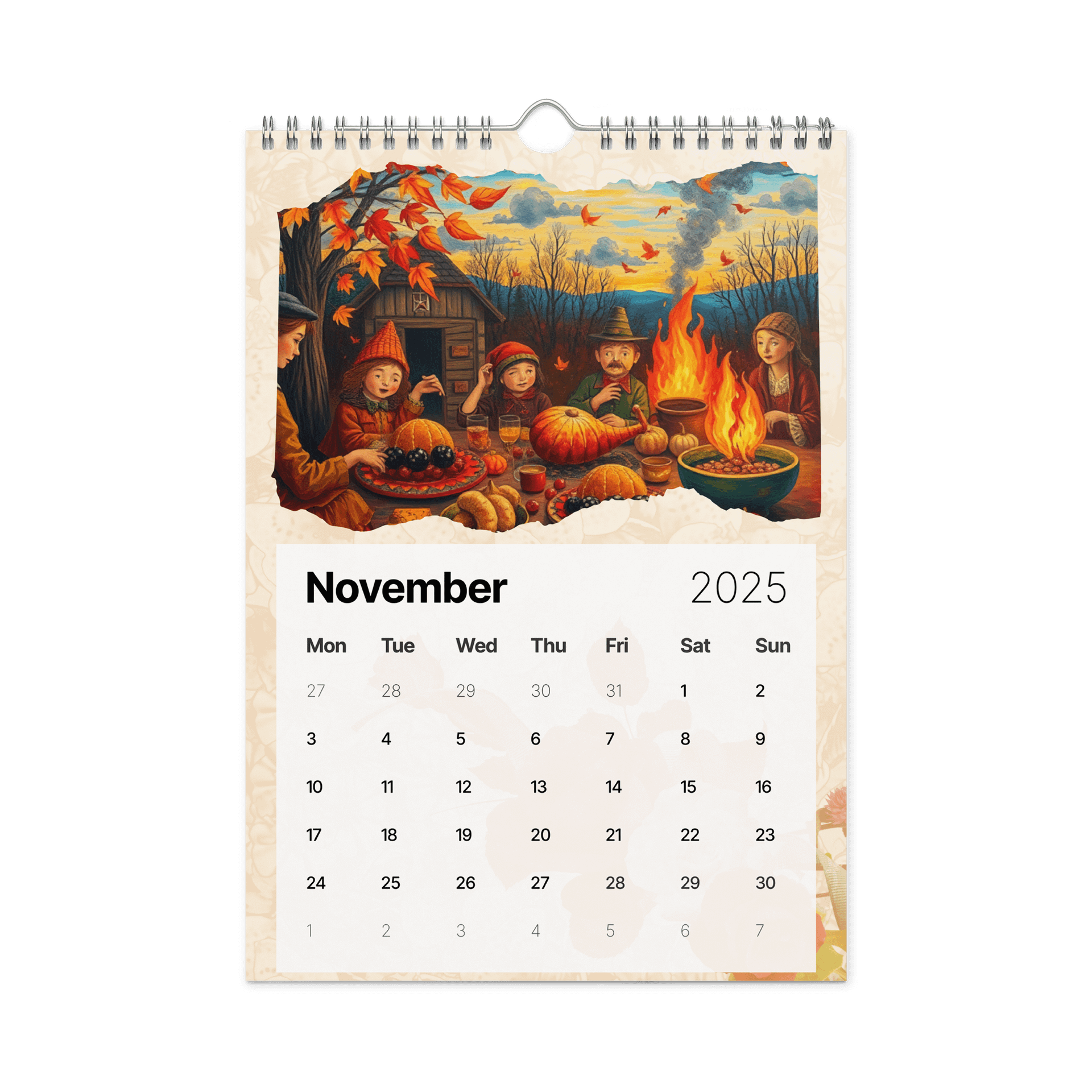 FOLK ART WALL CALENDAR 2026 product image (11)