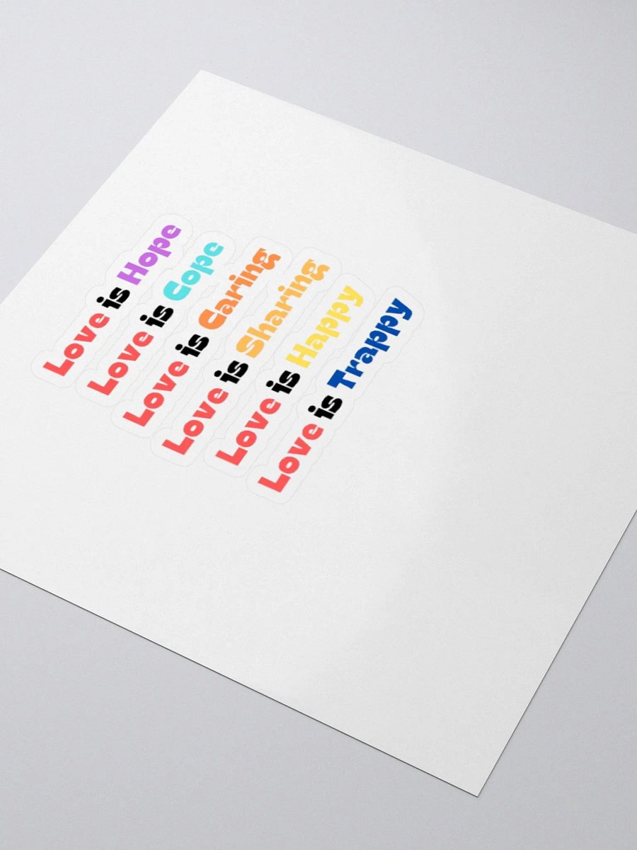 What is love short Sitckers product image (10)