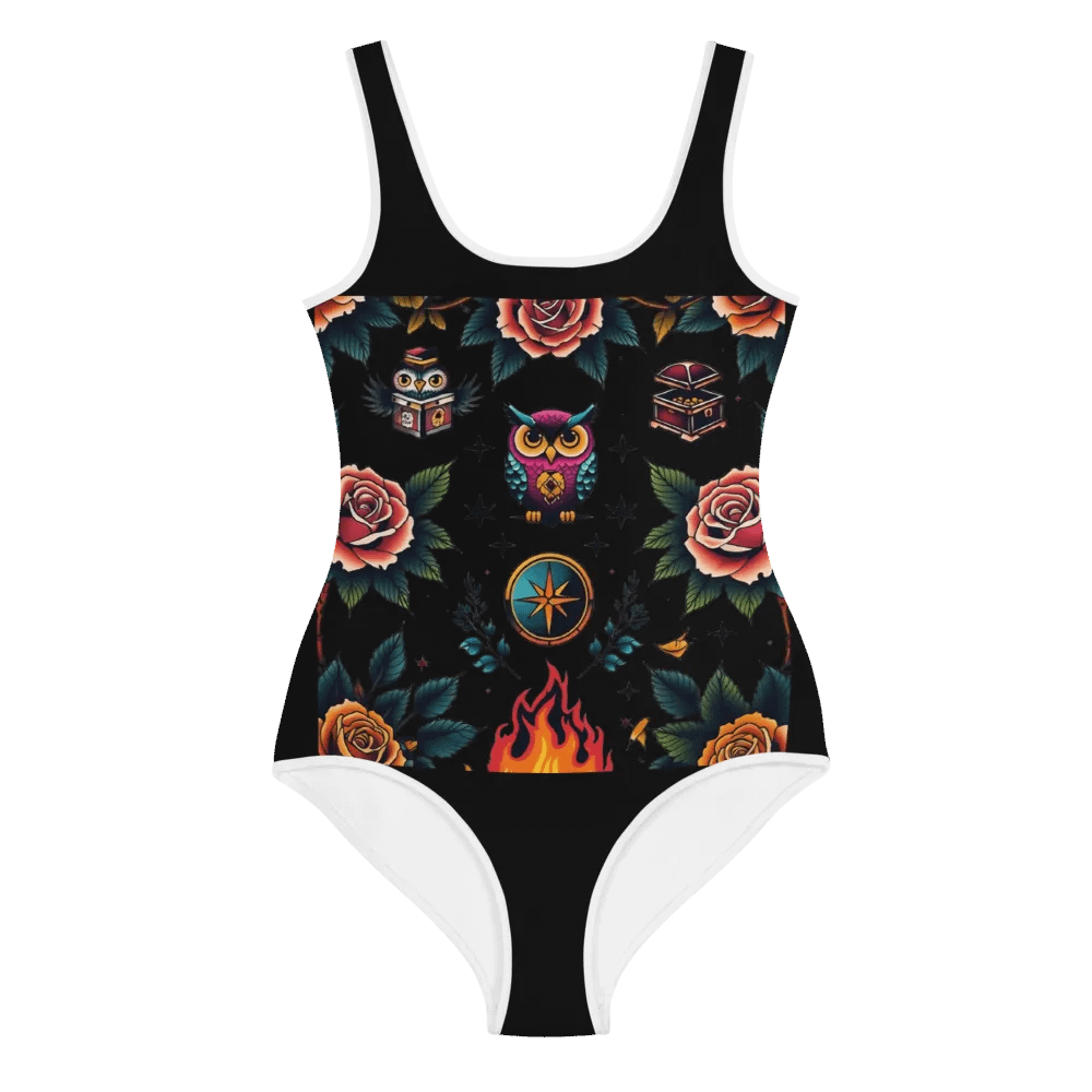 Owl's Wisdom Youth Swimsuit product image (1)
