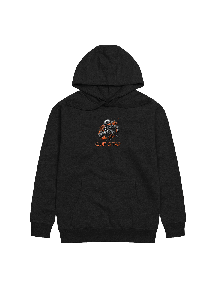 "Que ota?" Center Embriodered Hoodie product image (1)