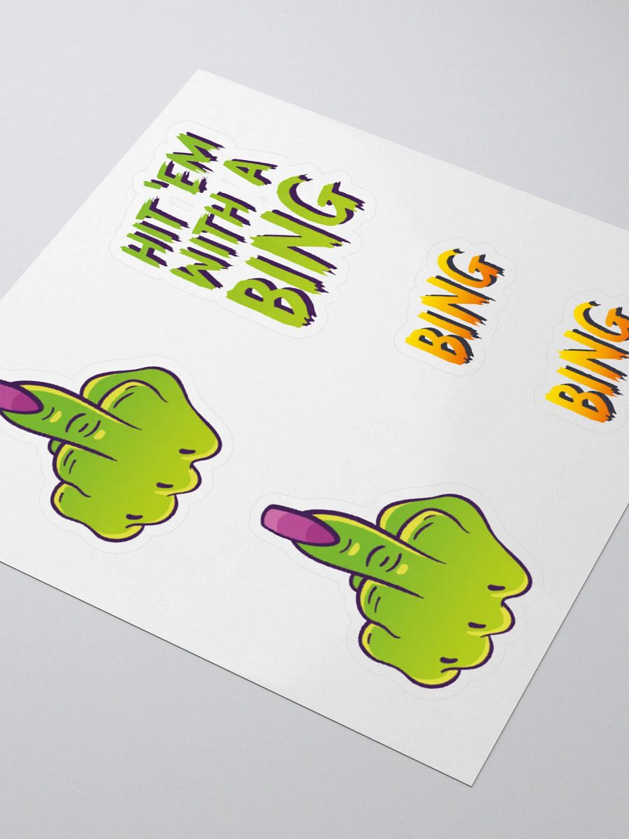 Hit 'em with a Bing Sticker Set product image (7)