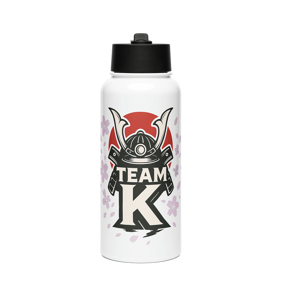 Team K Japan Stainless Steel Water Bottle with a Straw Lid product image (1)
