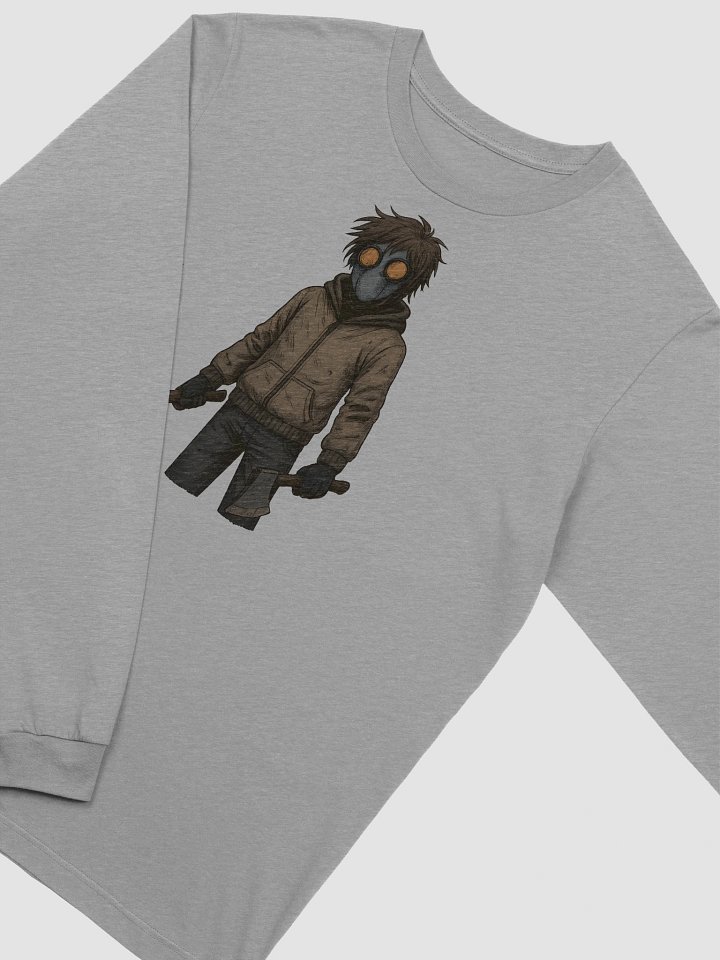 Mysterious Ticci Toby Illustrated Long Sleeve T-Shirt product image (2)