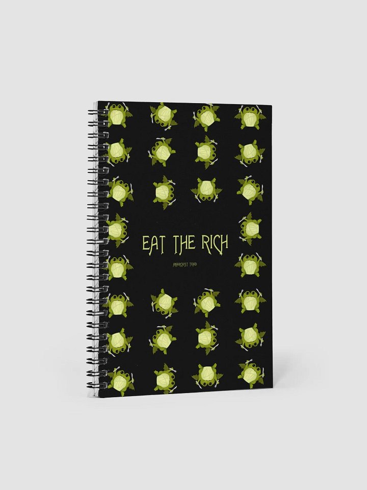 Eat the Rich pattern Notebook product image (1)