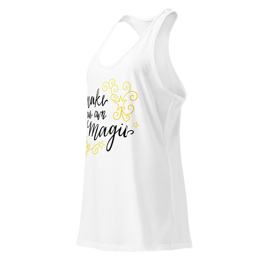 Make Your Own Magic Racerback Tank Gold product image (11)