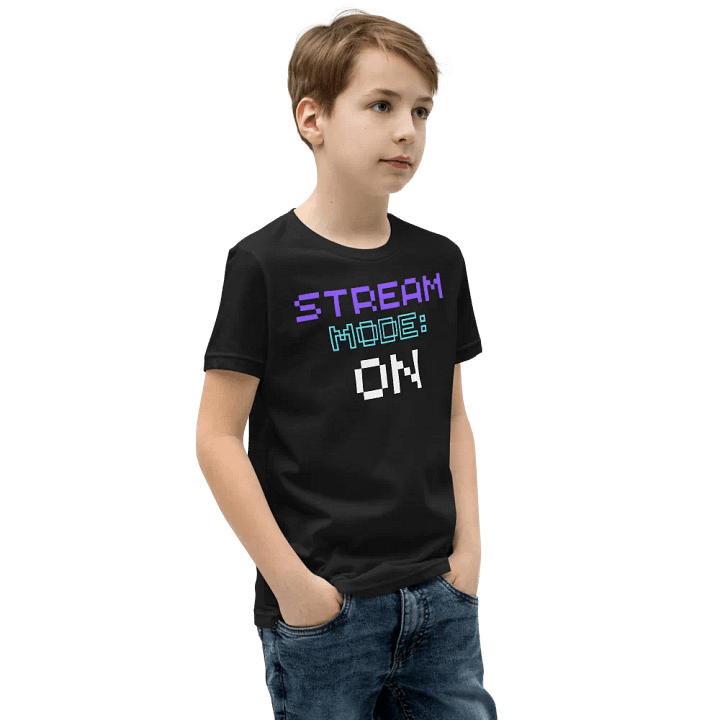 Stream Mode On Youth Shirt product image (2)