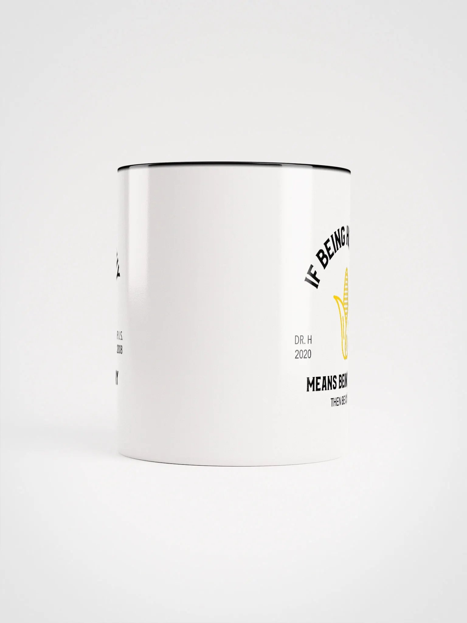 Corny Is Healthy - Mug with Color Inside product image (5)
