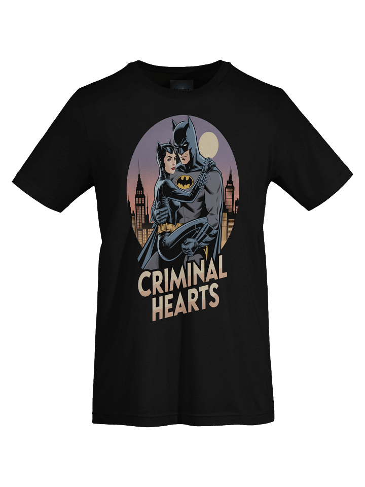 Criminal Hearts: Batman & Catwoman Forbidden Embrace T-Shirt product image (1)