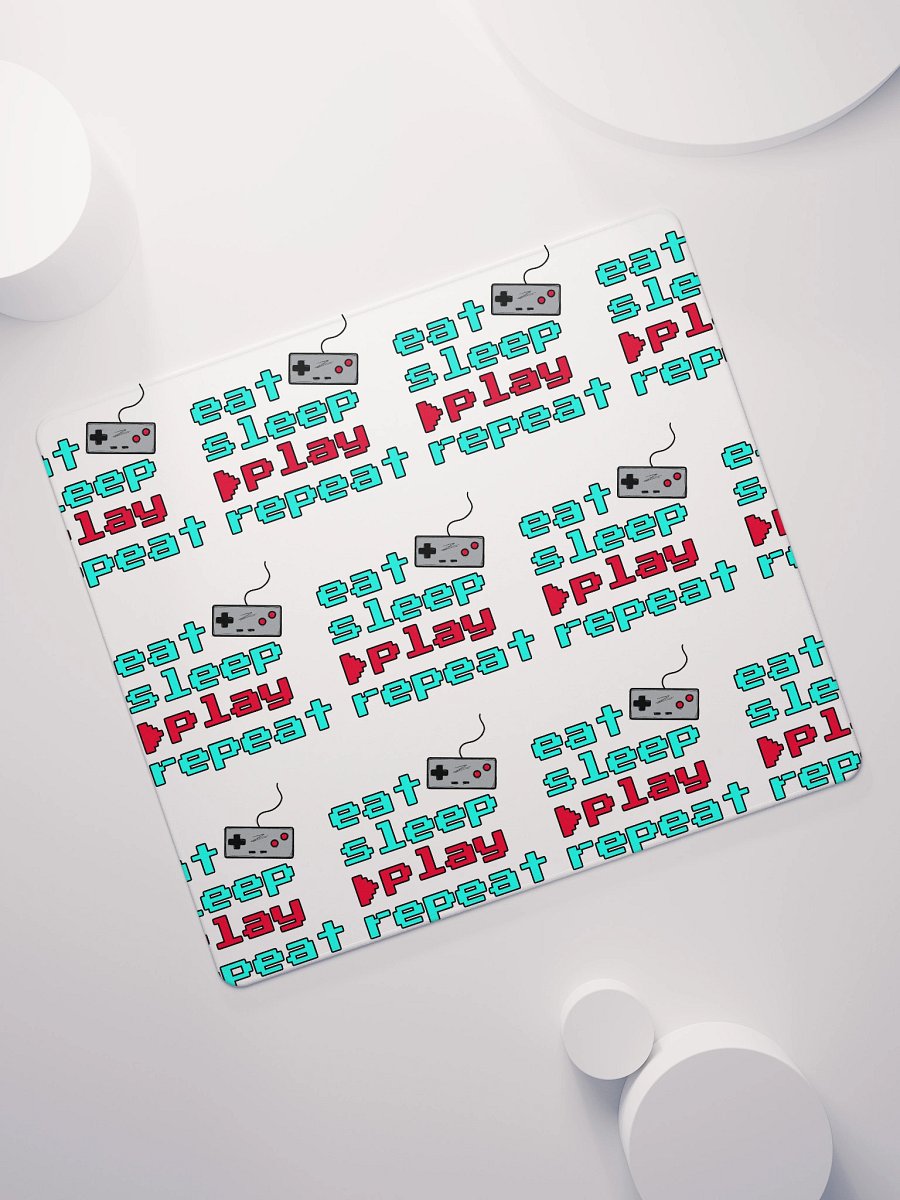 Gaming Mousepad | eat sleep play repeat product image (7)