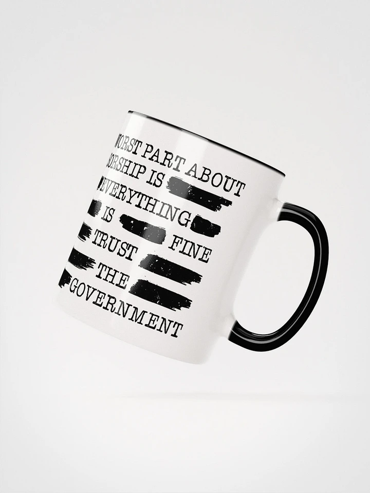 Trust The Government Censorship Mug product image (13)